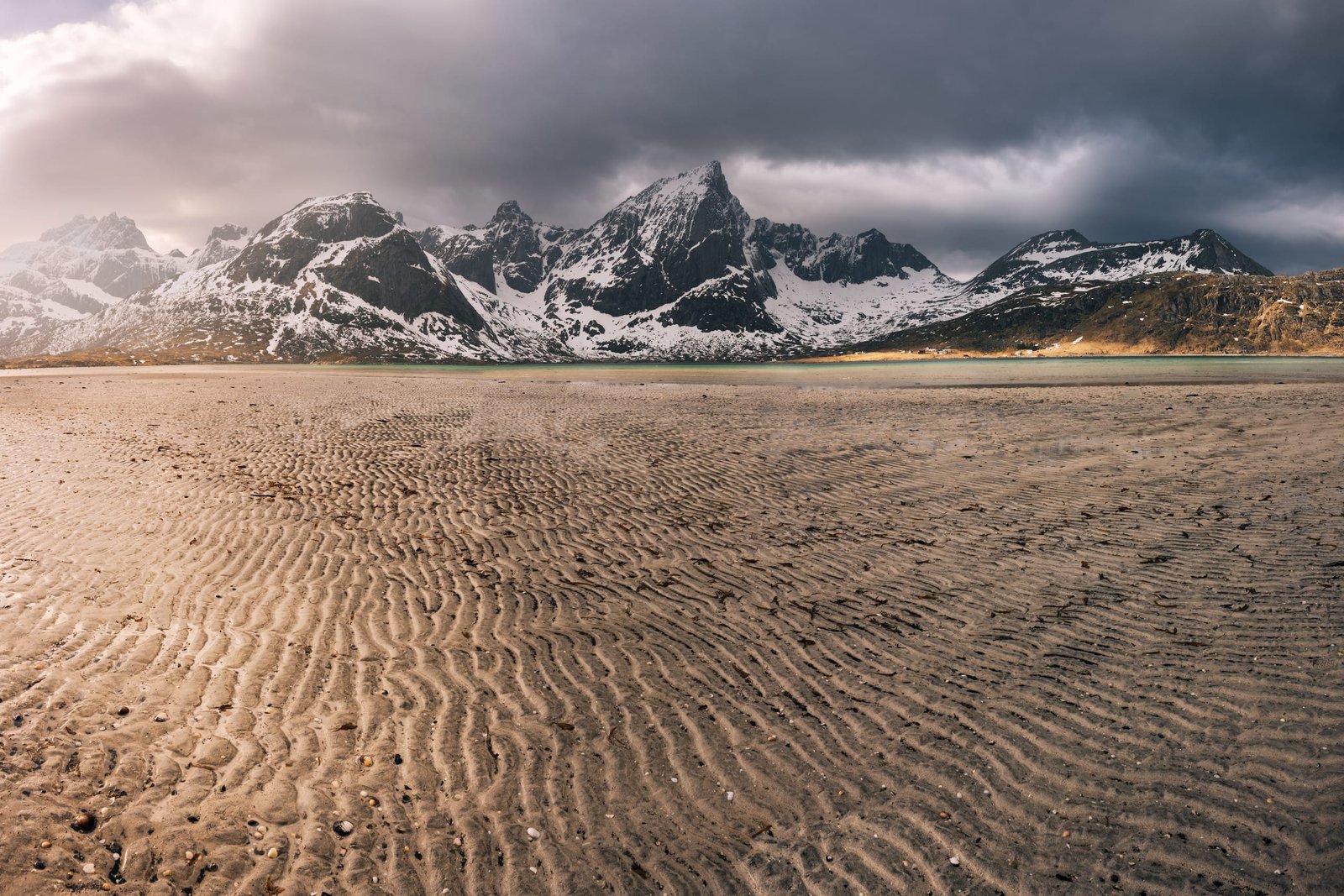 Written in Sand, Erased in Time — Norway, fine art landscape photograph by Carlos Rodríguez Pacheco